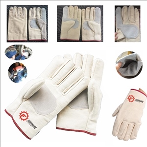 Men's Leather Work Gloves